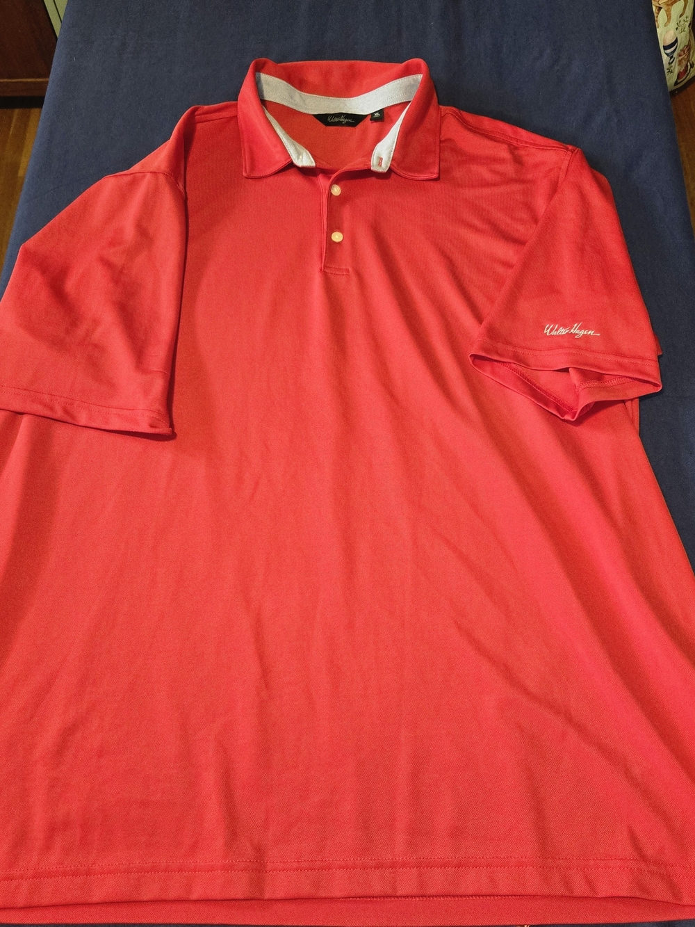 Walter Hagen XL Polo Shirt Mens Red Essentials Golf Performance‎ Stretch